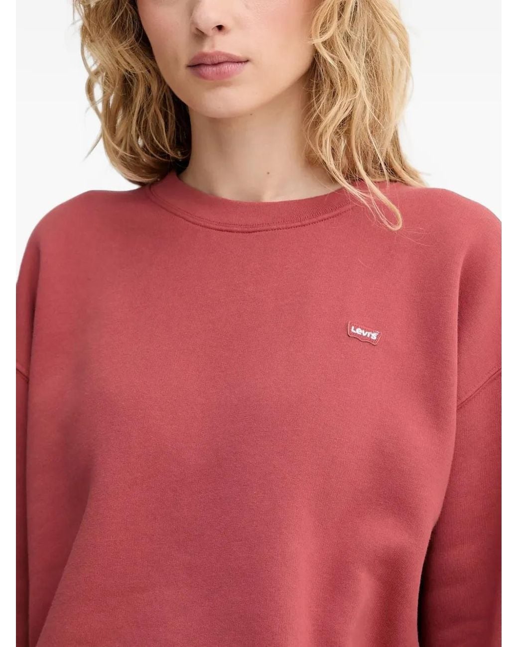 Pull À Patch Logo Levi's en coloris Red