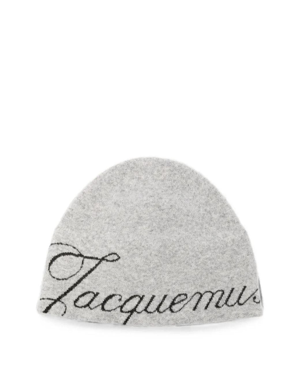 Berretto Con Logo di Jacquemus in Gray