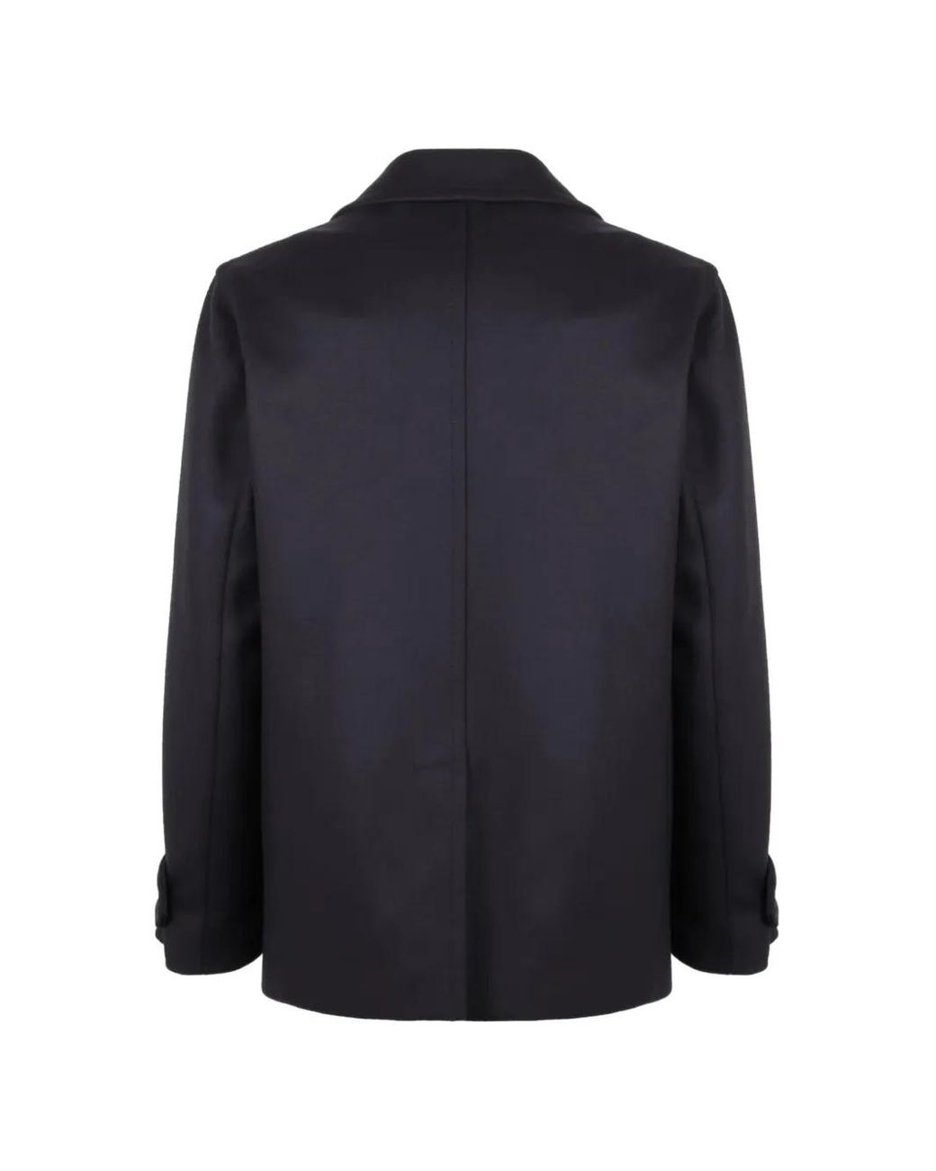 Slowear Blue Montedoro Double-Breasted Peacoat for men
