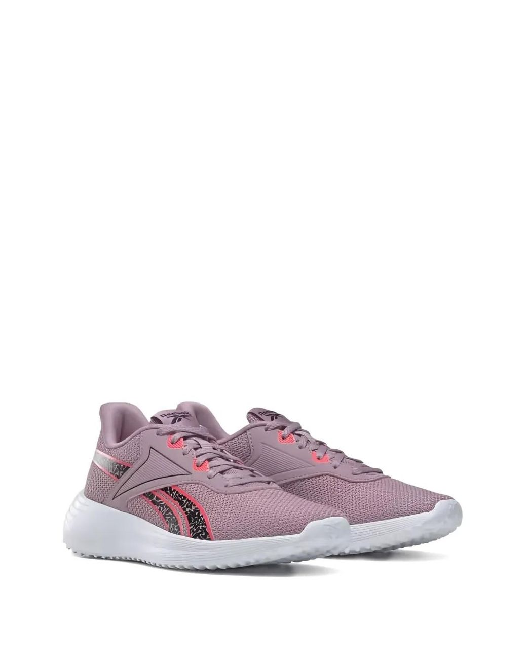 Reebok Purple Lite 3.0 Patterned-Detail Sneakers