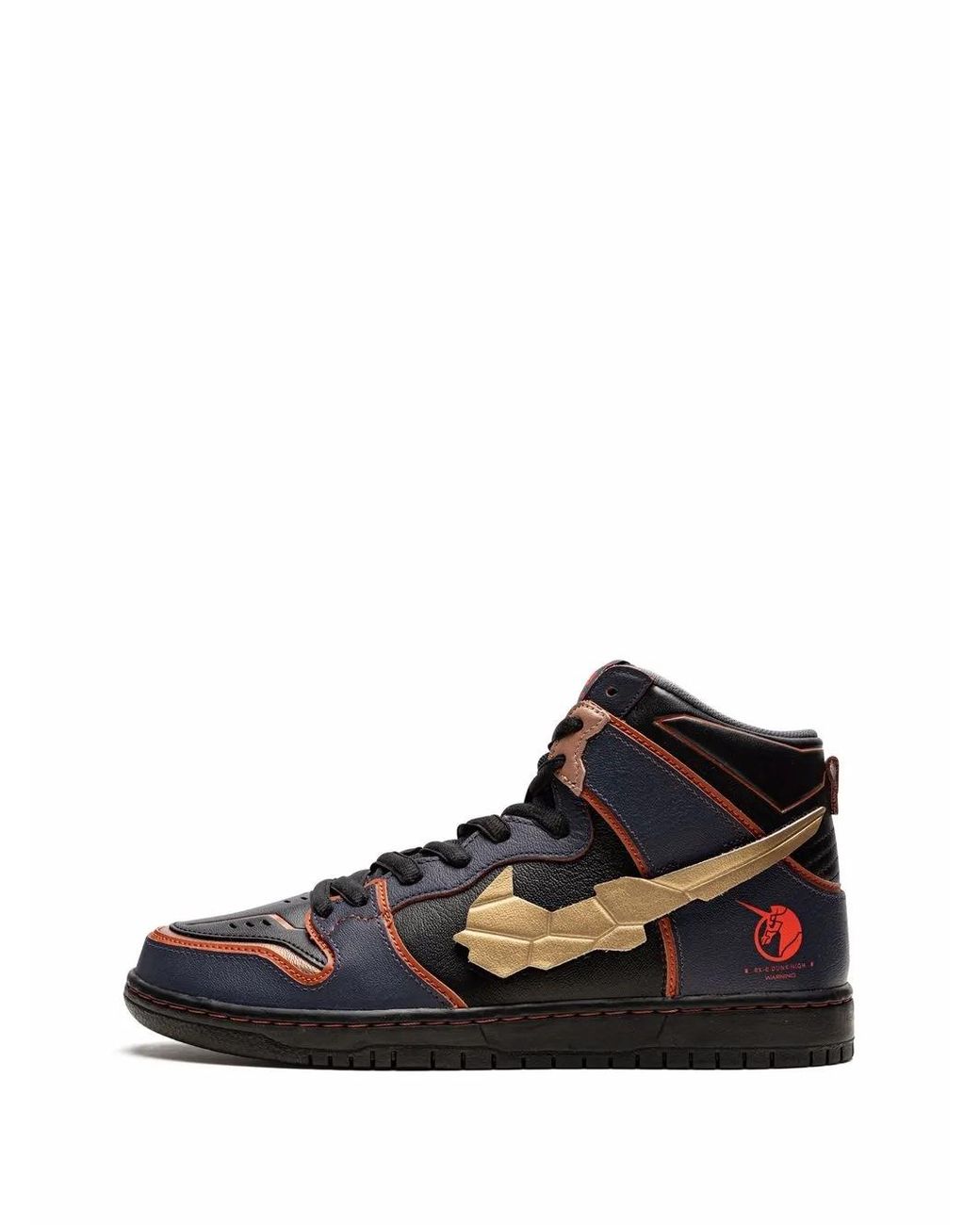 Nike Black X Gundam Sb Dunk High Pro Qs "Banshee" Sneakers for men