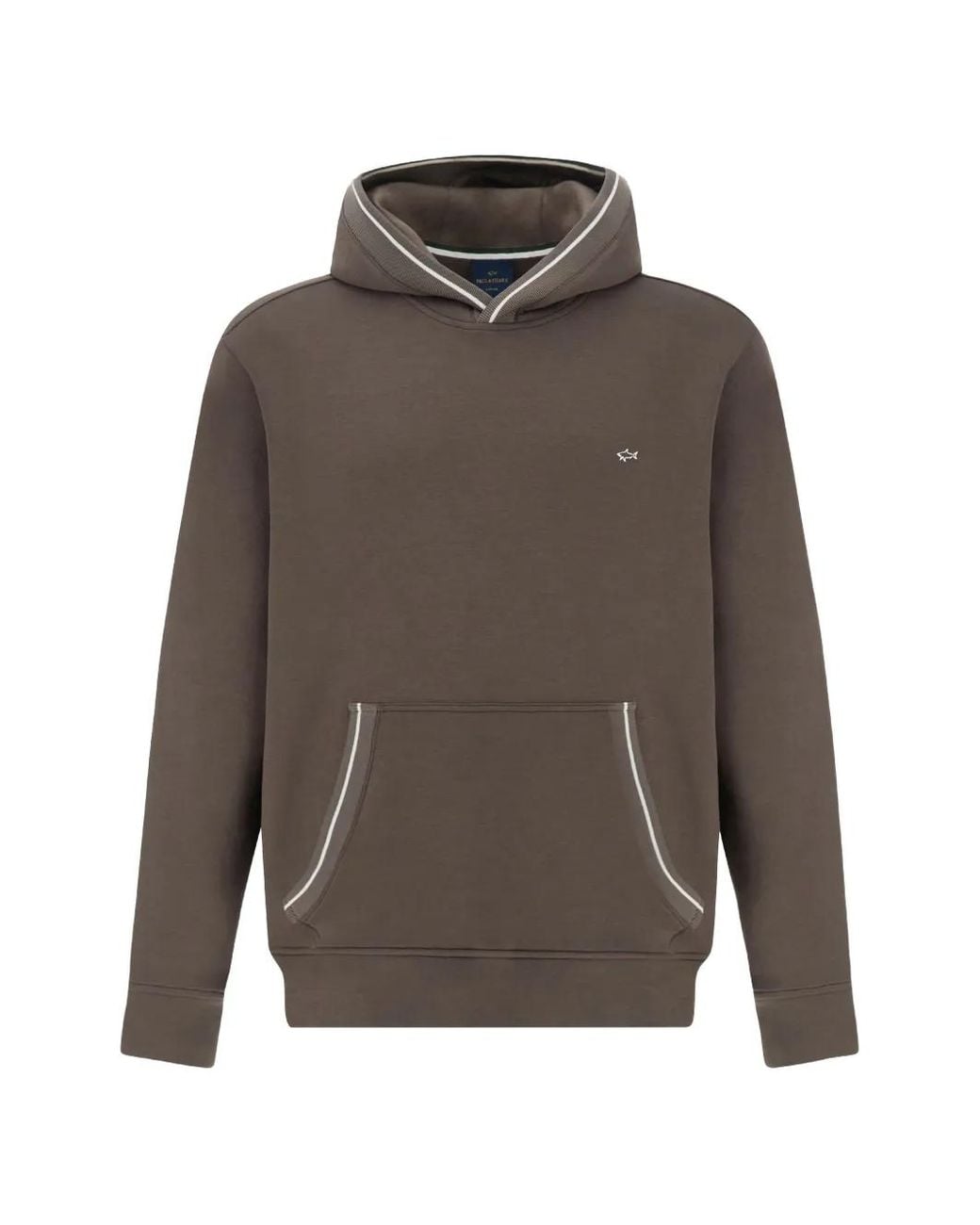 Paul & Shark Gray Long-Sleeve Hoodie for men