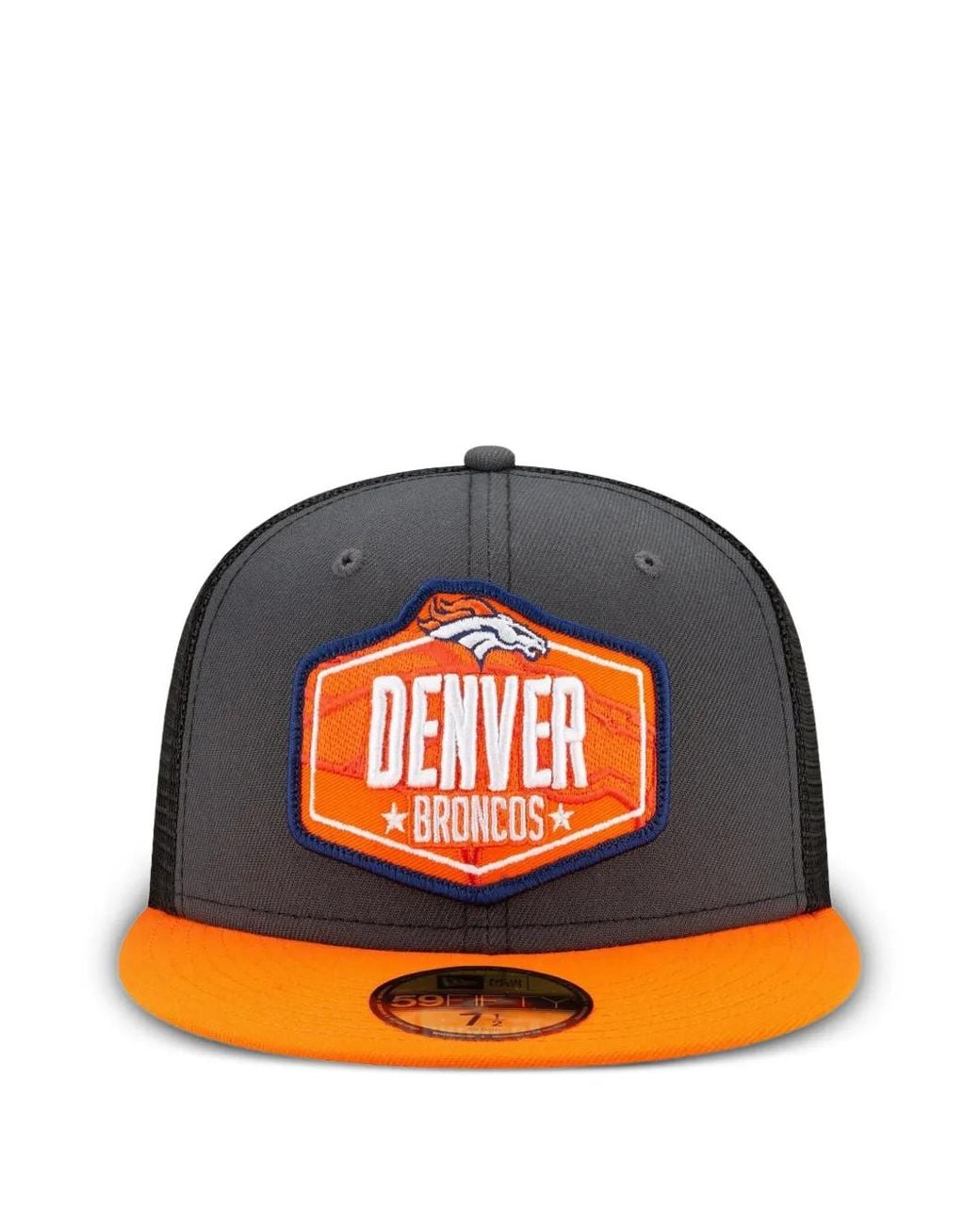 KTZ Orange 59Fifty Denver Broncos Baseball Cap for men