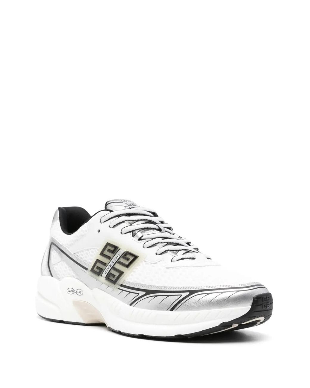 Givenchy White "Nfnty-52" Running Sneakers for men