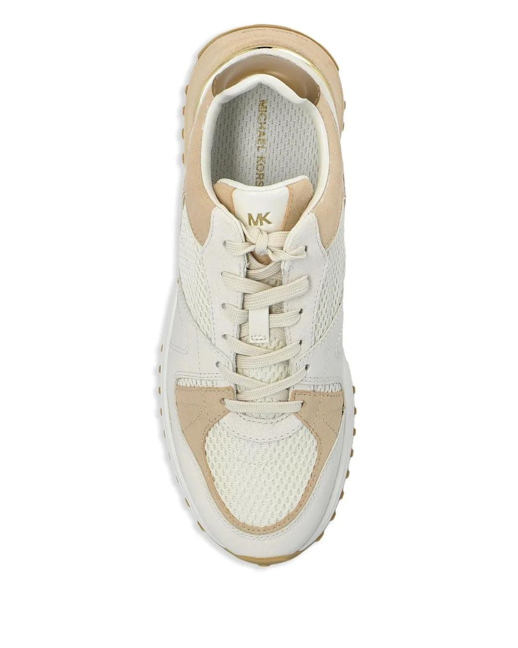 MICHAEL Michael Kors White Multi-Panel Sneakers