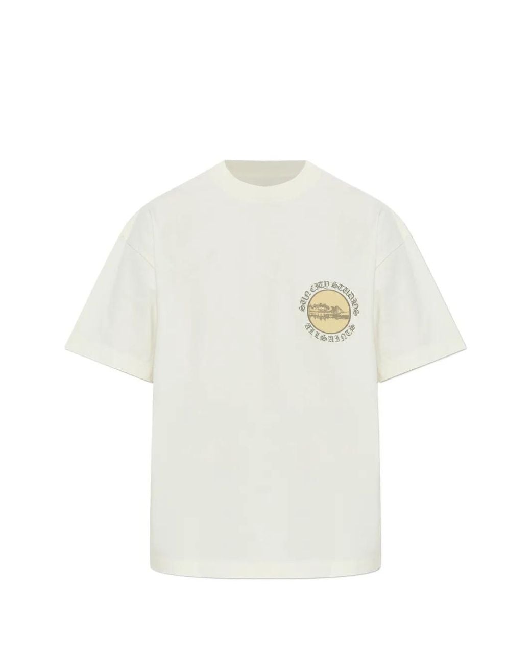 AllSaints White Sun City T-Shirt
