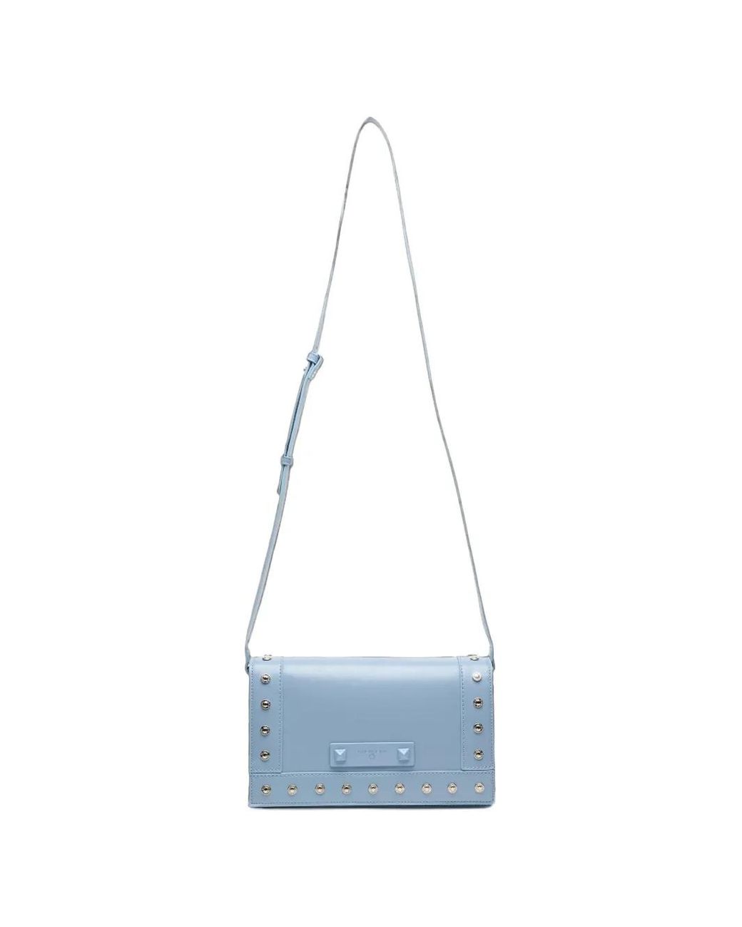 Iceberg Blue Jeans Stud-Embellished Shoulder Bag