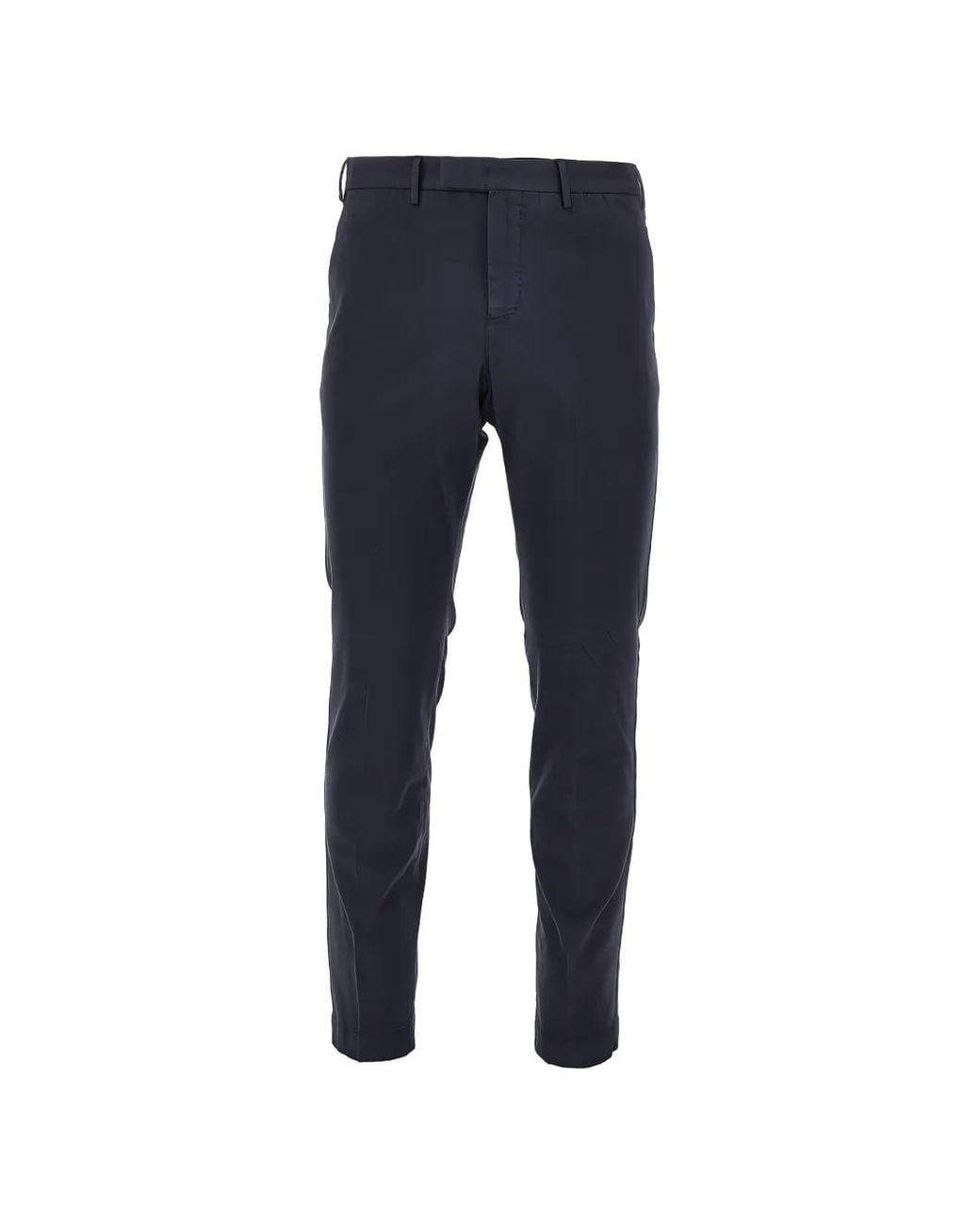 PT Torino Blue Pantalon À Taille Ceinturée for men