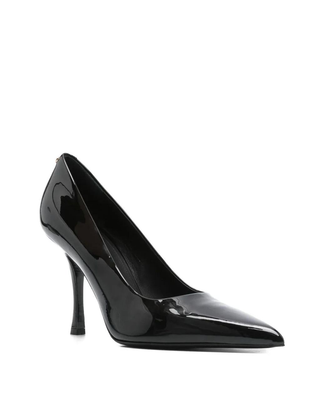 Ferragamo Black Pointed-Toe Pumps