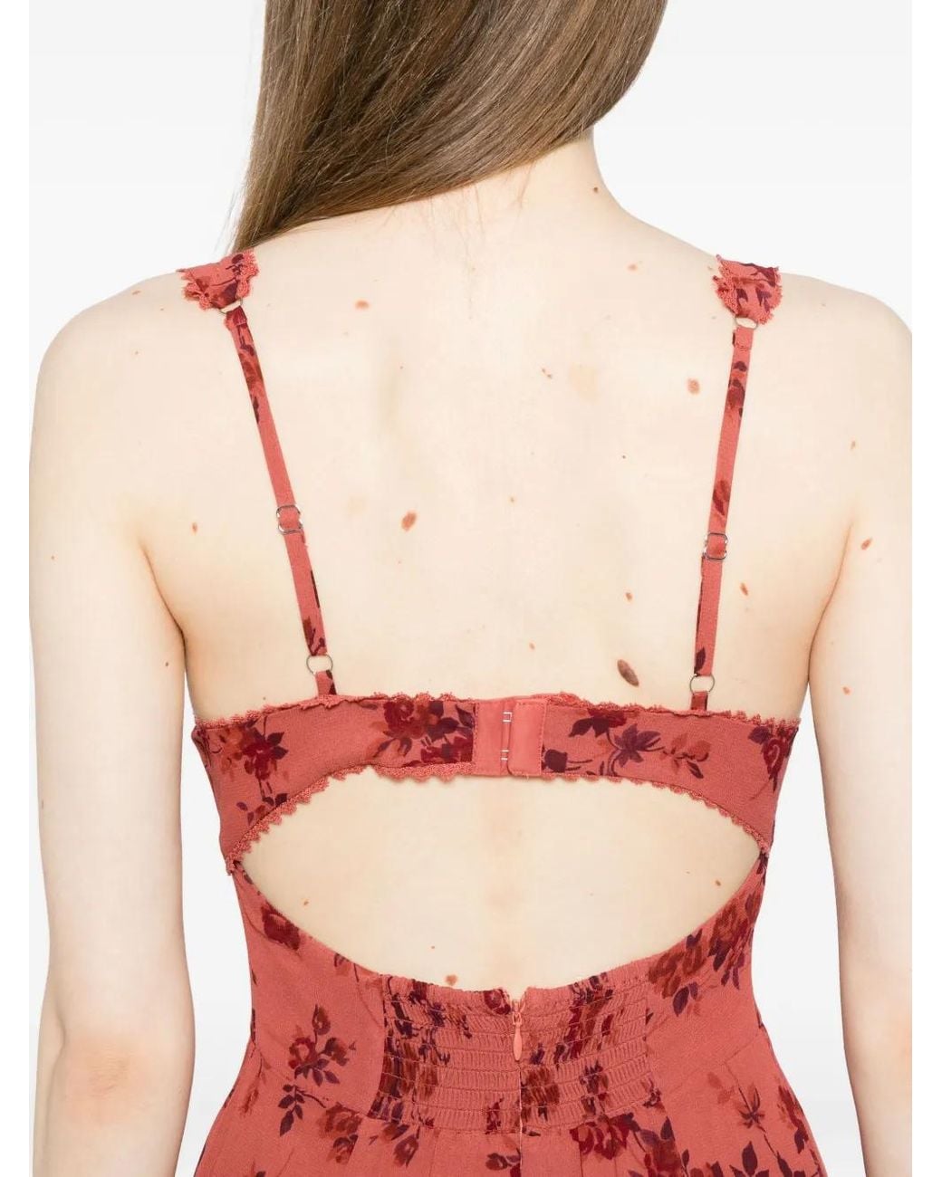Reformation Red Lela Dress