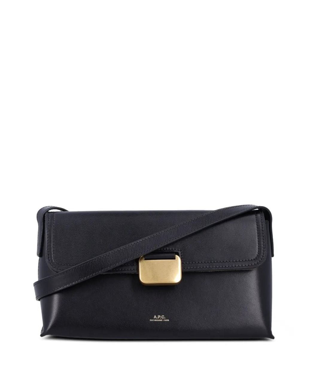A.P.C. Black Small Simone Shoulder Bag