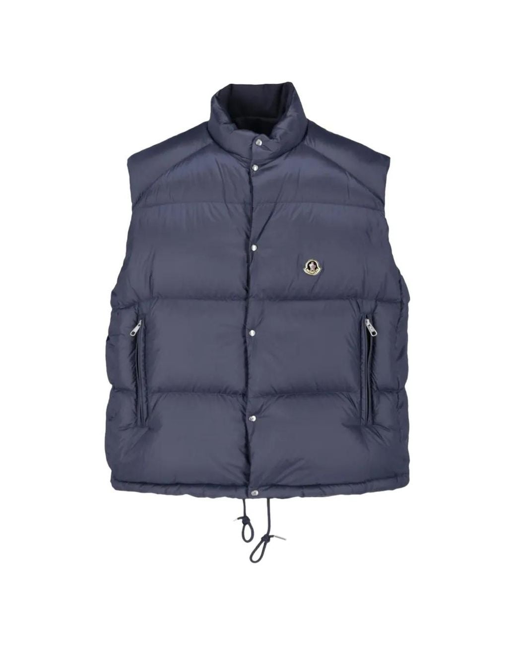 Moncler Blue Reversible Quilted Gilet for men