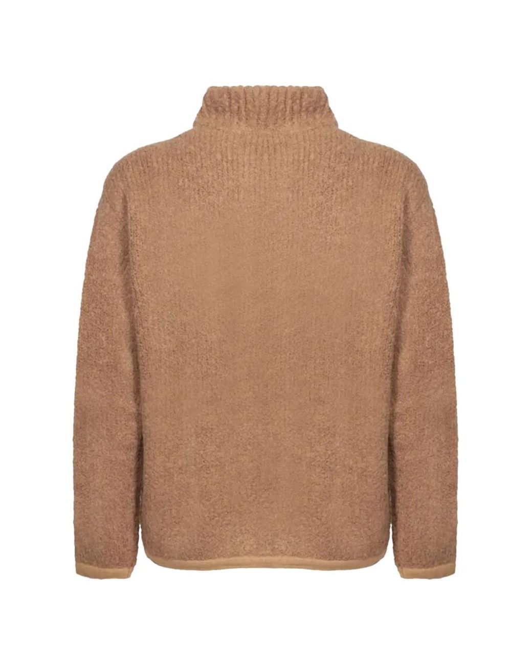 Amaranto Brown Teddy Full-Zip Cardigan for men