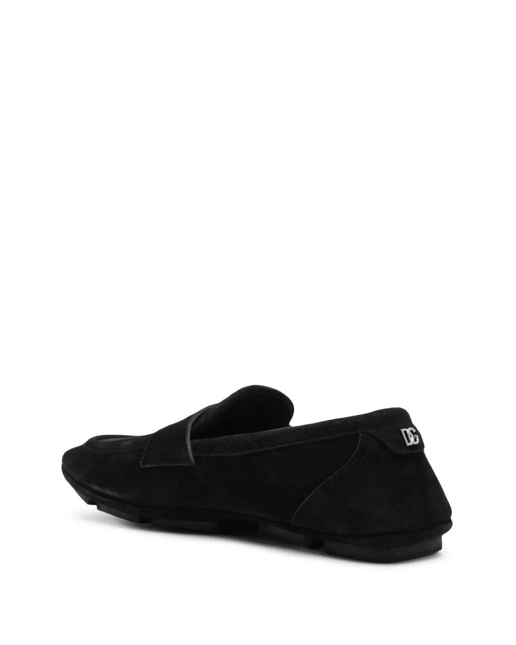 Dolce & Gabbana Black Flat Shoes for men