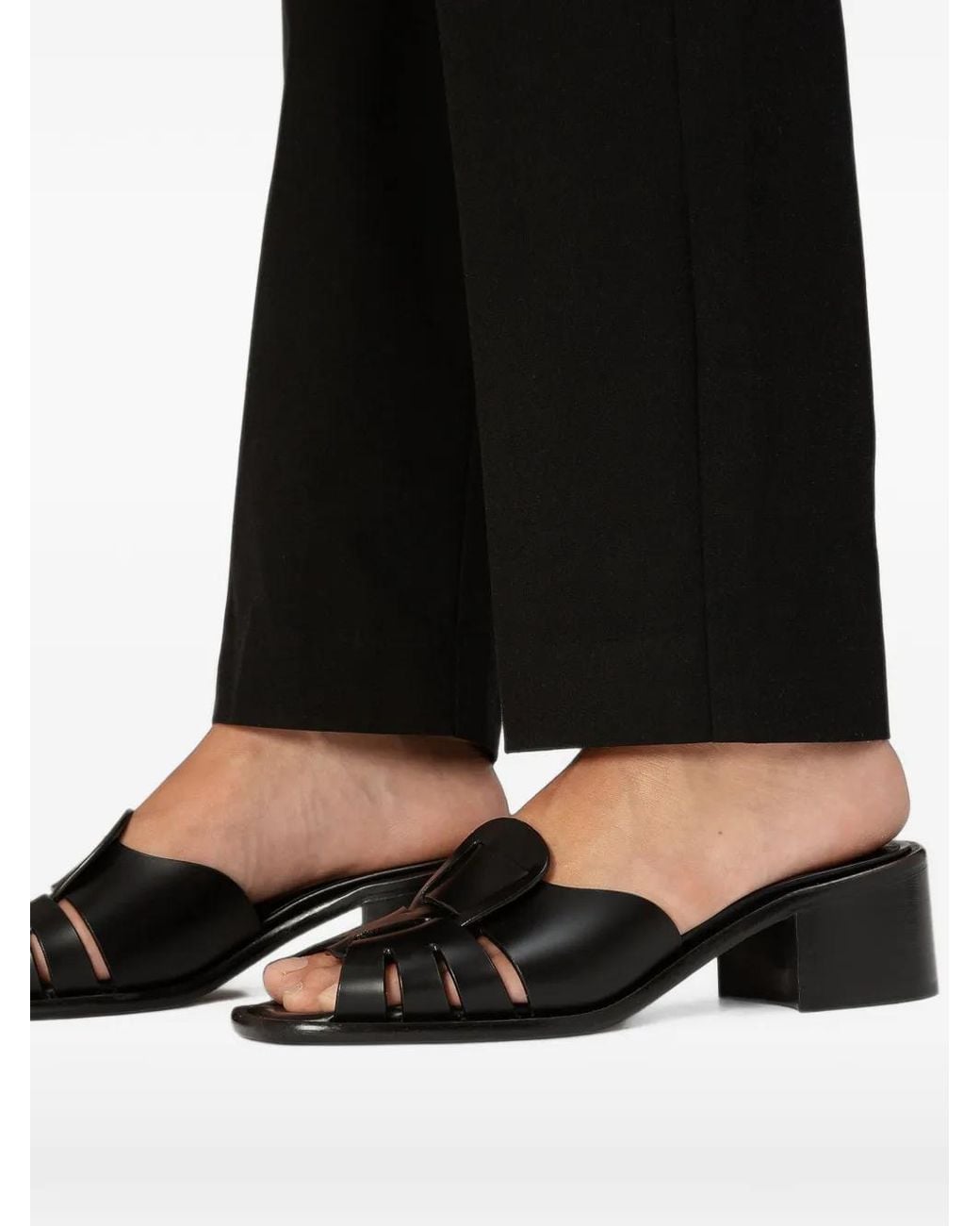Hereu White Ancora Heeled Sandals
