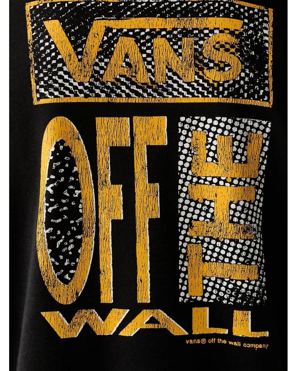 Vans Black Logo-Print Hoodie for men