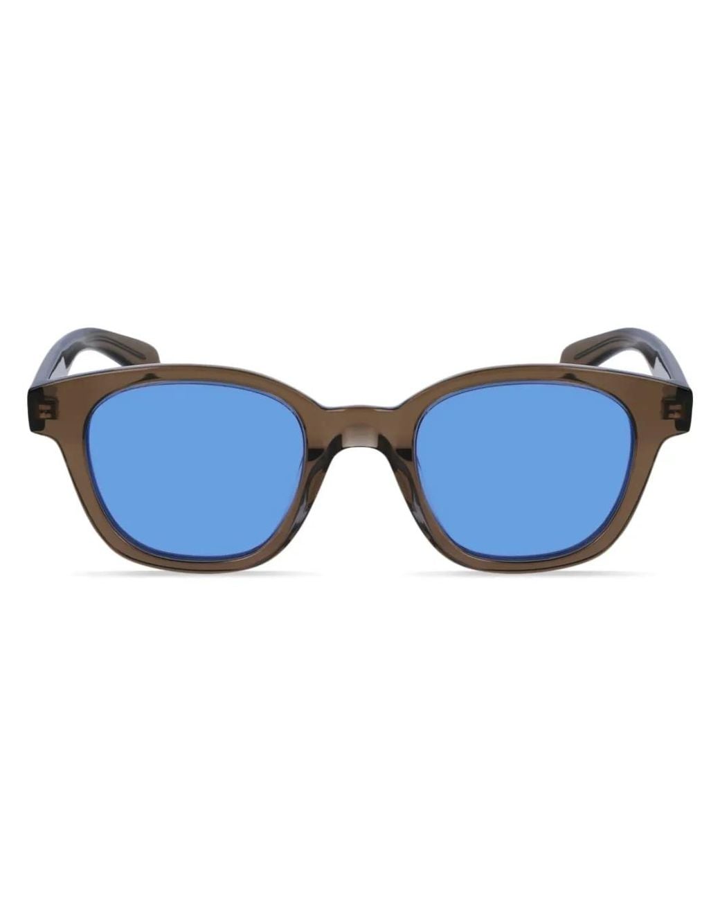 Paul Smith Blue Glover Square-Frame Sunglasses