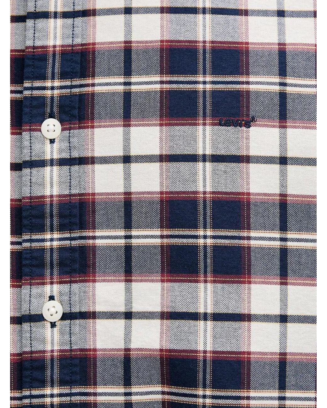 Levi's Geruit Overhemd in het Blue voor heren