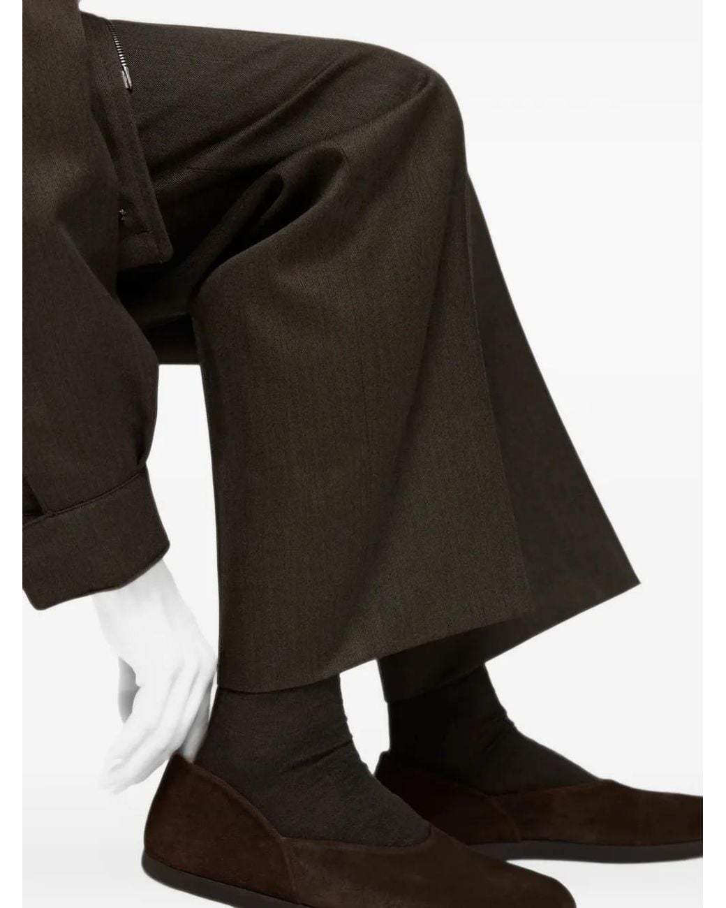 STÒFFA Brown Vegetable-Tanned Suede Slippers for men