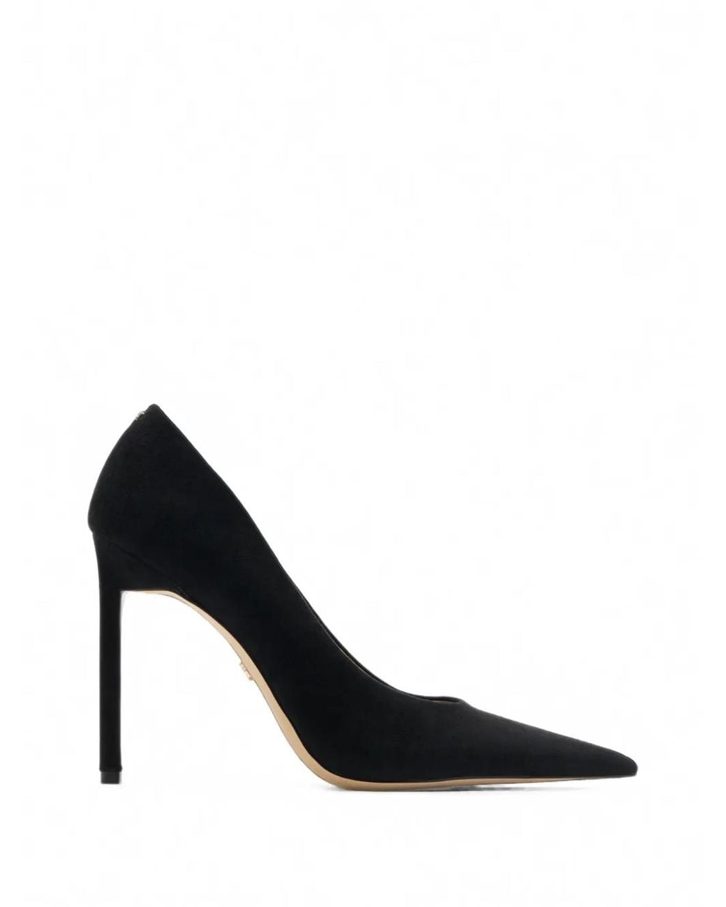 Sam Edelman Black Talula Pointed-Toe Suede Pumps