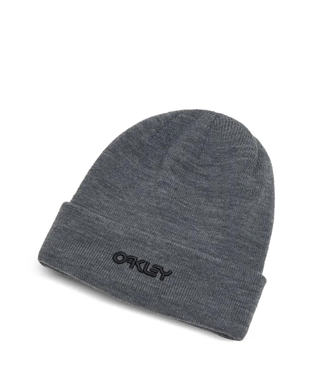 Oakley Gray B1B Logo Beanie Hat for men