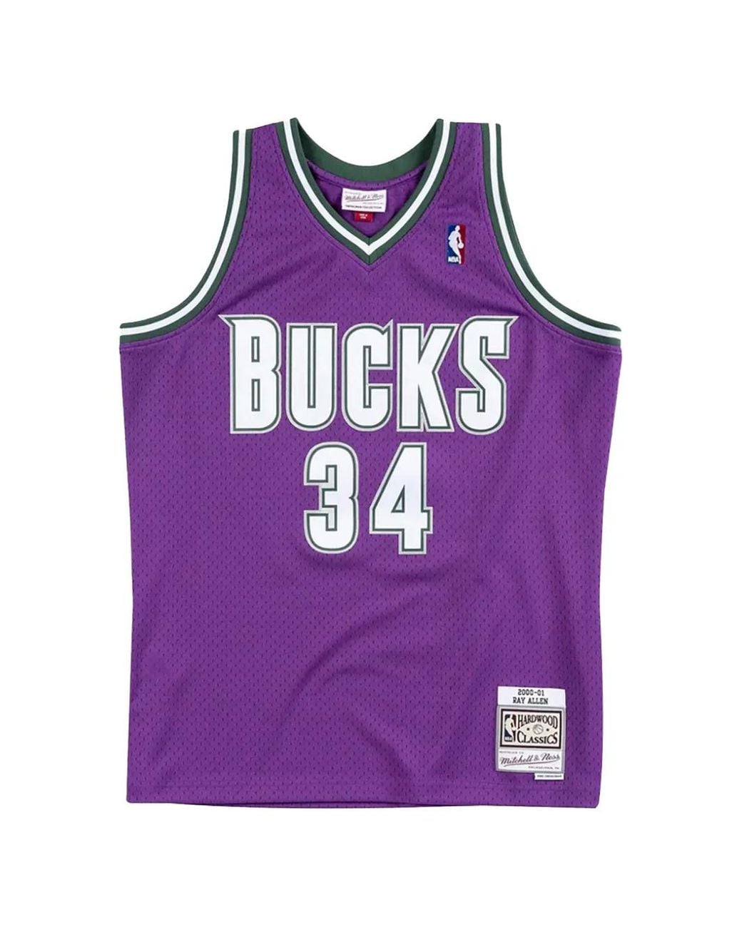Mitchell & Ness Purple Ray Allen Jersey for men