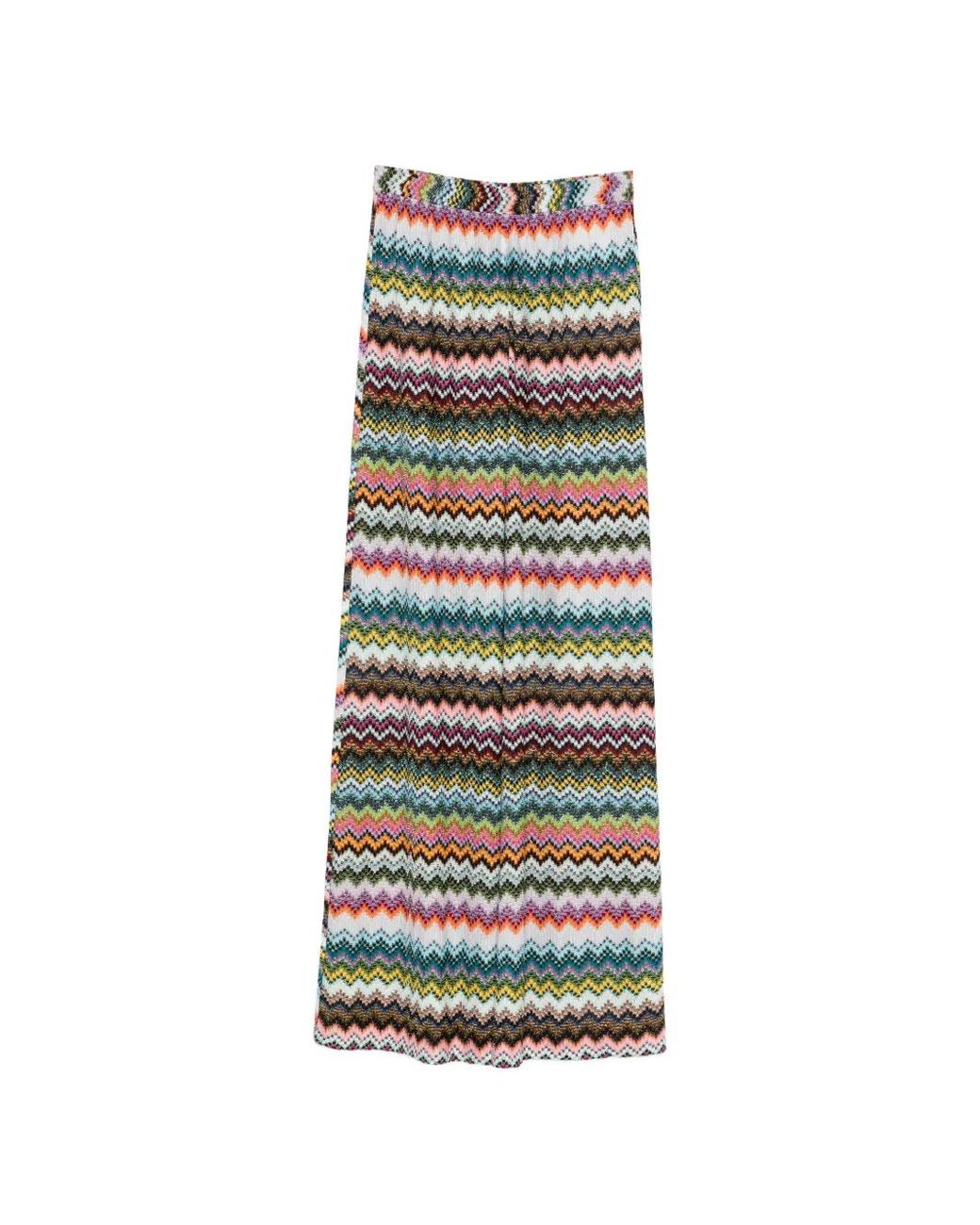 Missoni White Chevron Trousers