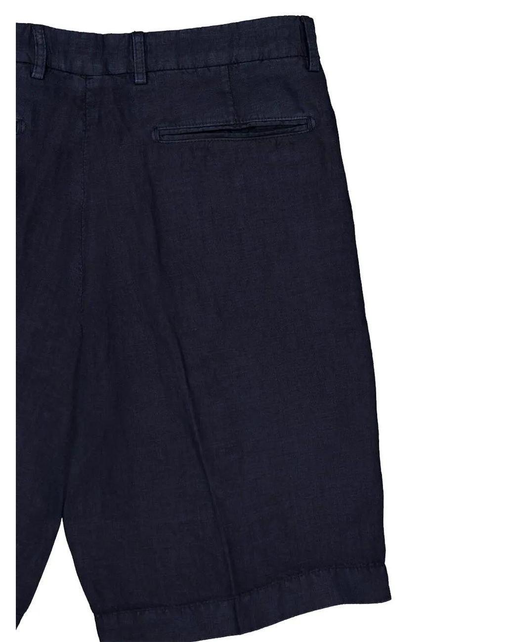 Boglioli Blue Belt Loops Shorts for men