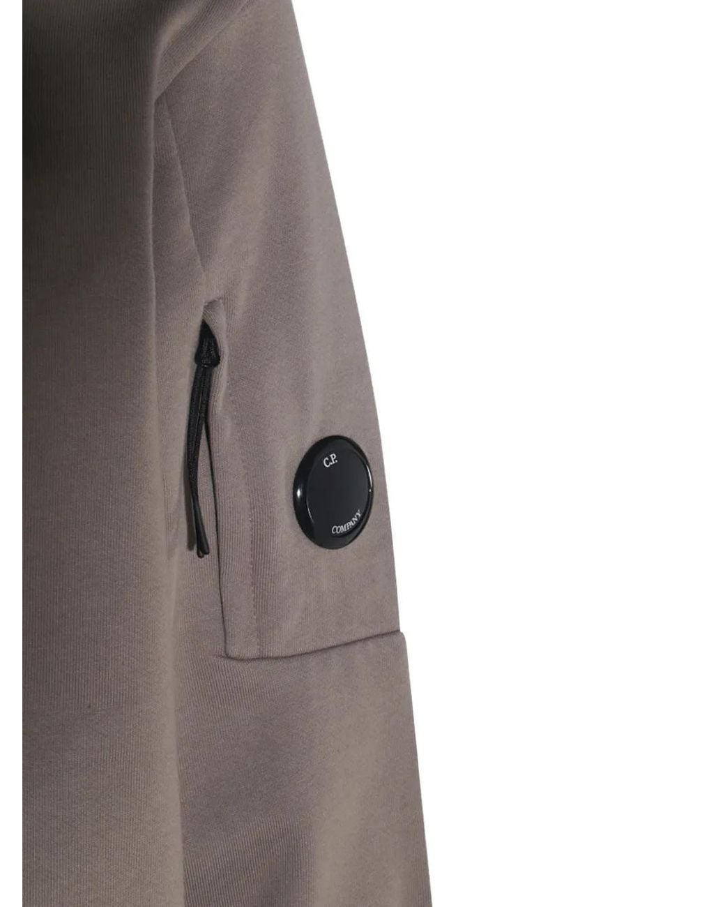 C P Company Gray Lens-Pocket Sweatshirt for men