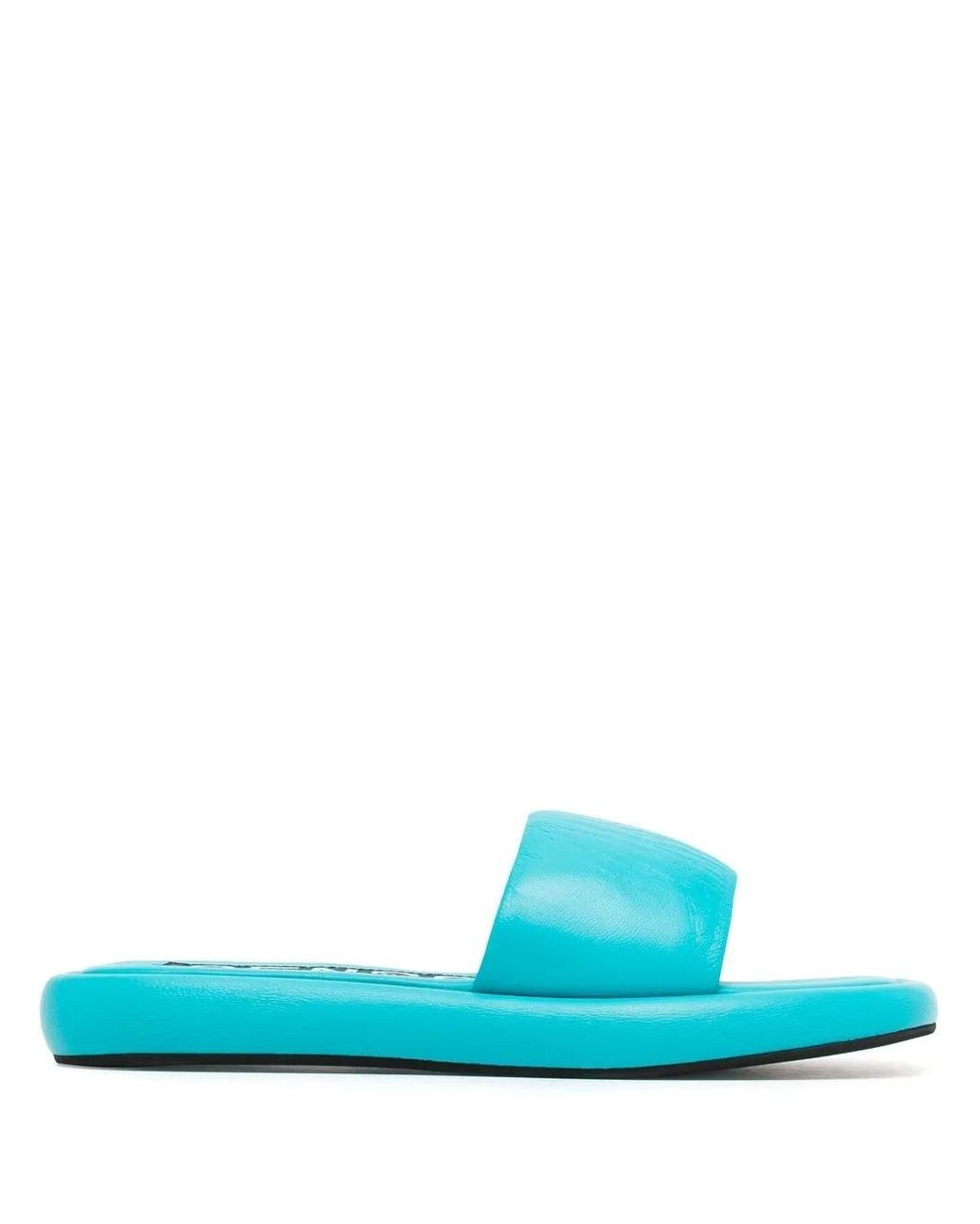 Senso Blue Bentley Leather Sliders