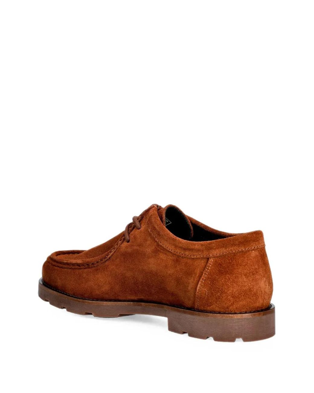 Gant Brown Suede Moc-Toe Lace-Up Shoes for men
