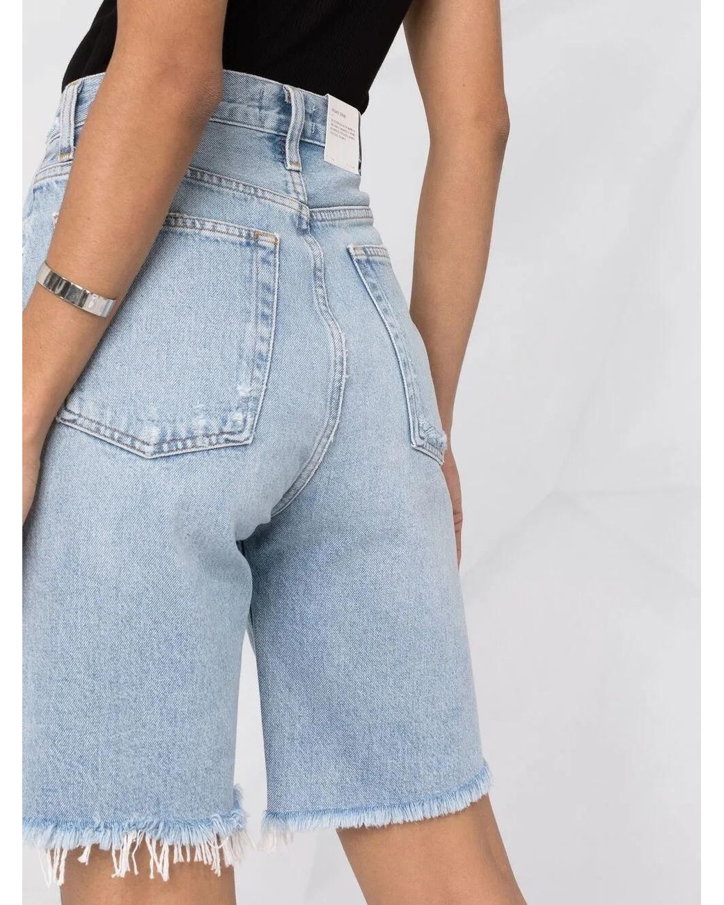 Agolde Blue Shorts Denim