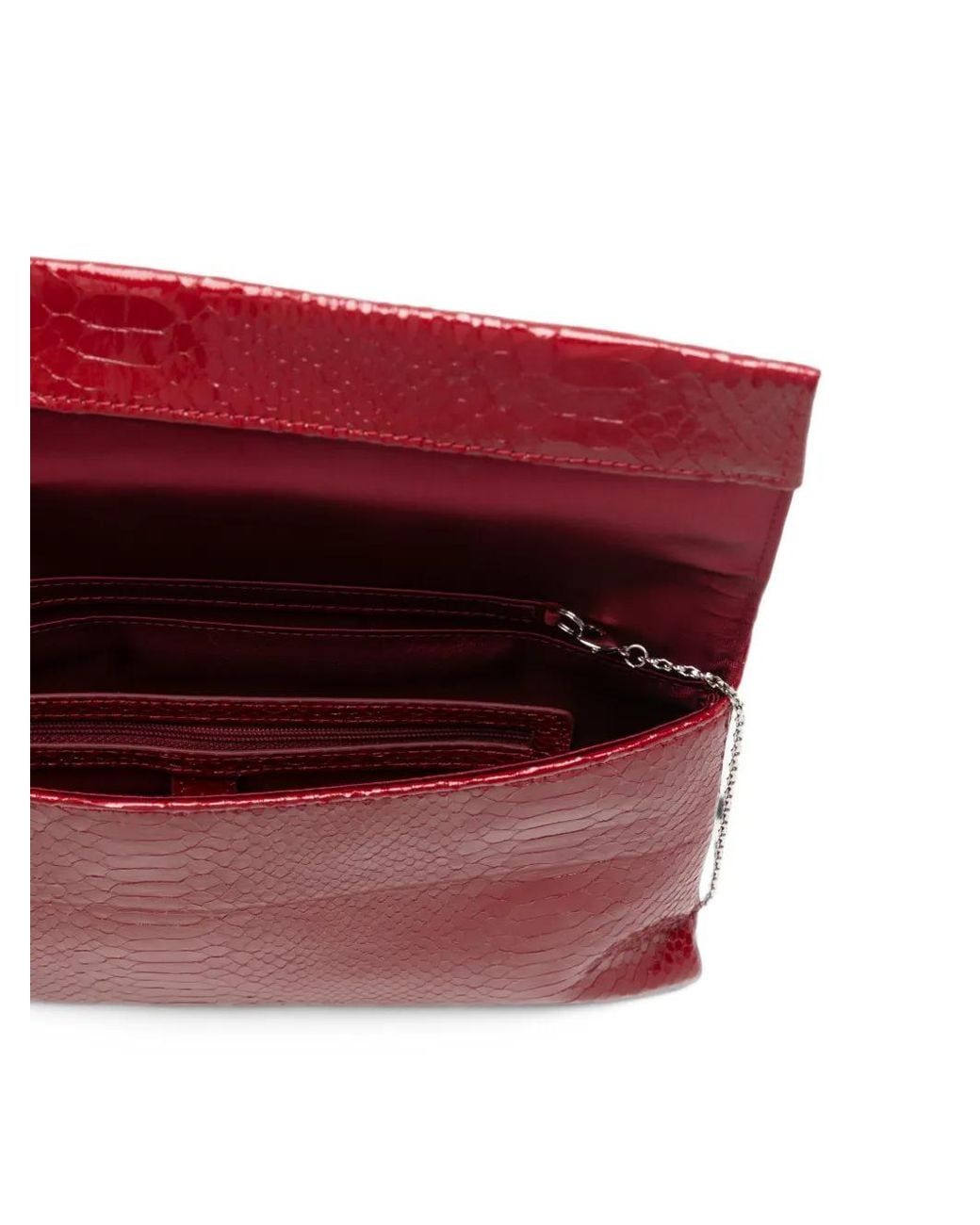 Twentyfourhaitch Red Nireya Clutch Bag