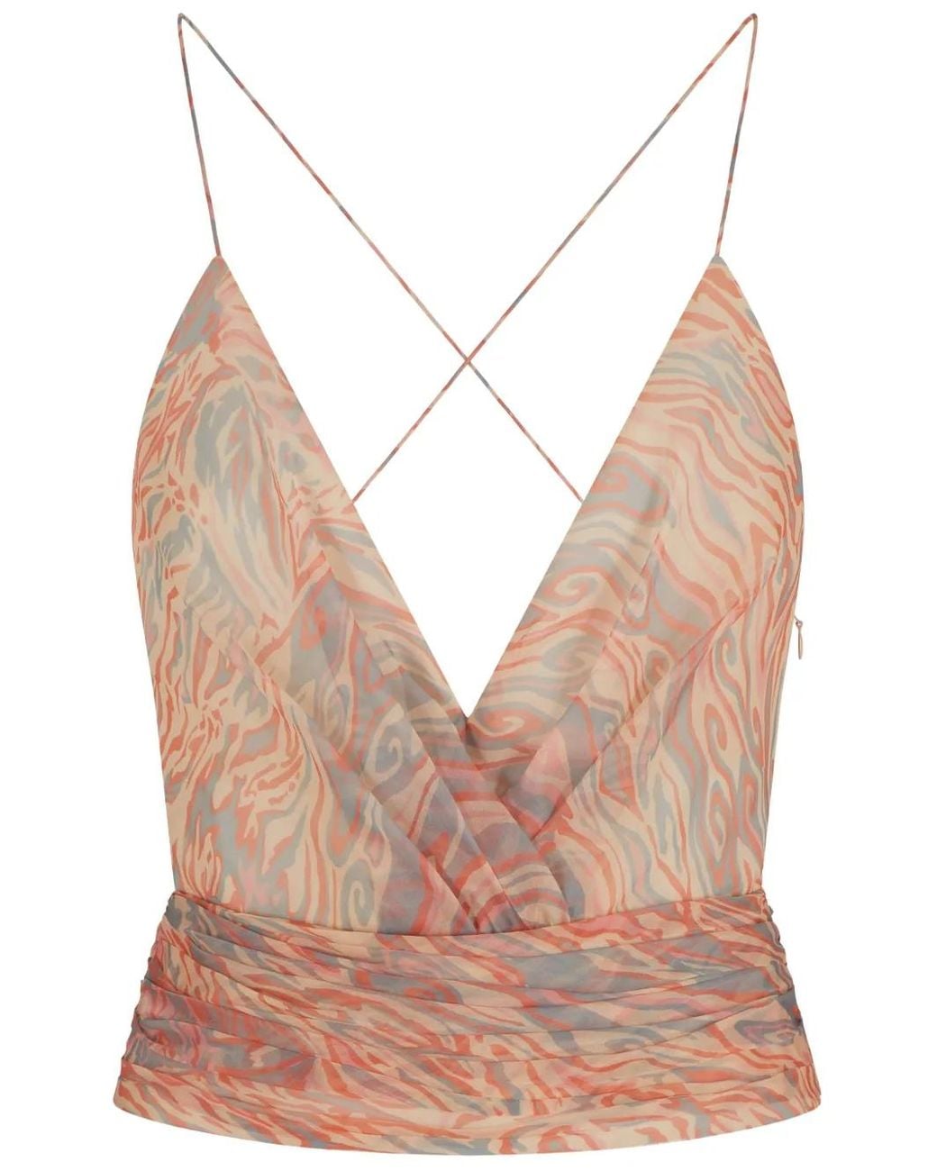 Giorgio Armani Pink Printed Top