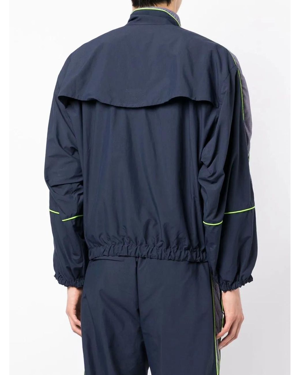 Palmier Blue Lightweight Zipped Bomber Jacket for men