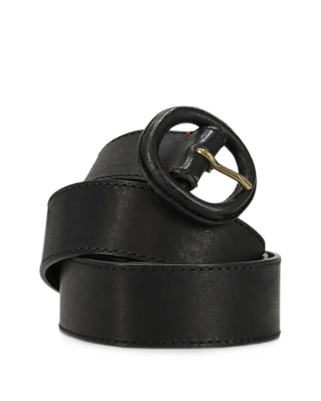 Fortela Black Pueblo Leather Belt for men