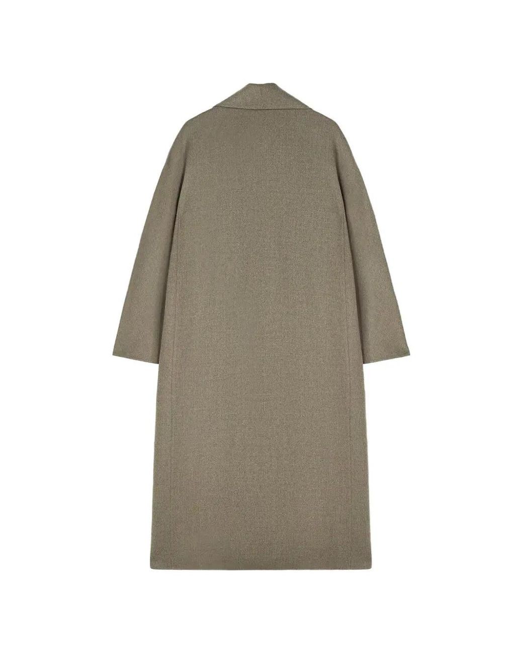 RETORI Natural Shawl-Collar Wool Coat