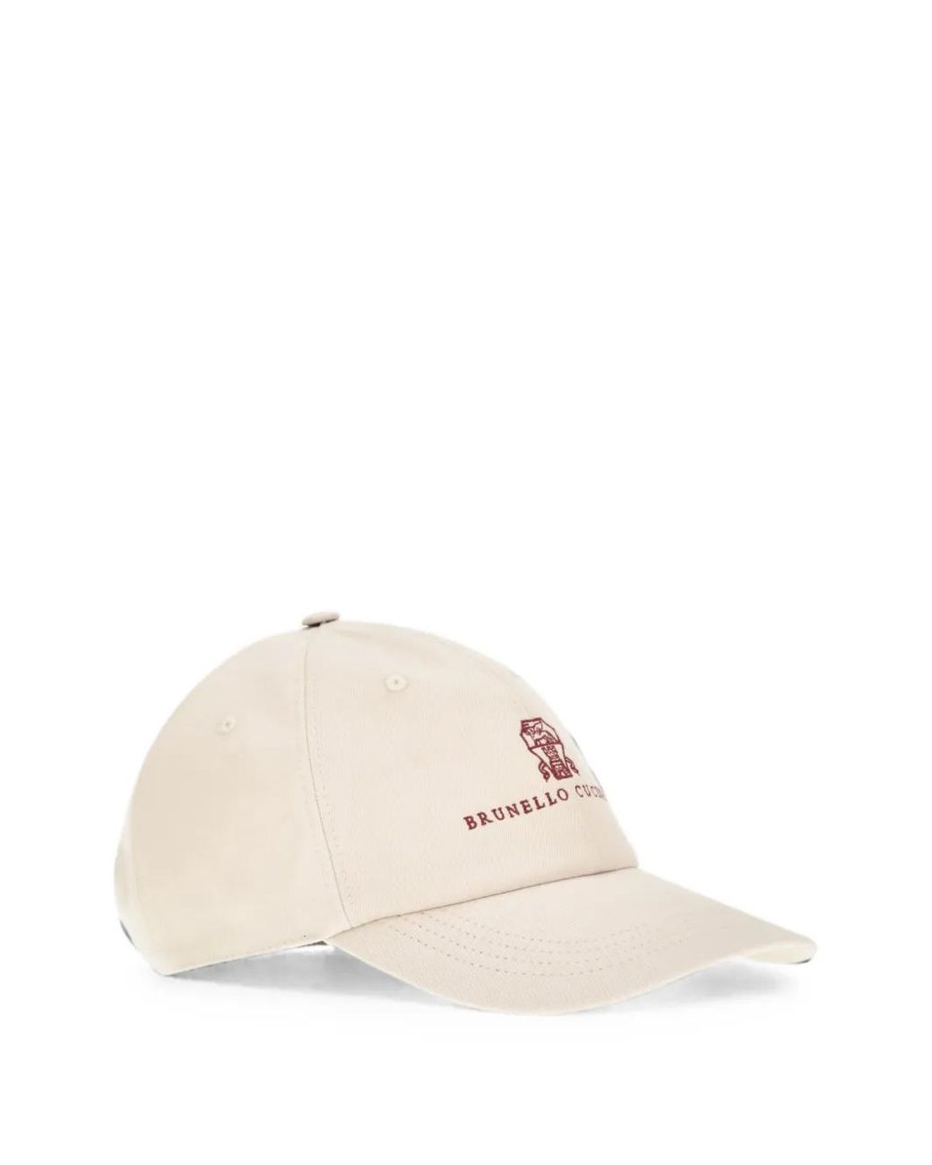 Brunello Cucinelli Natural Logo-embroidered Cotton Baseball Cap for men