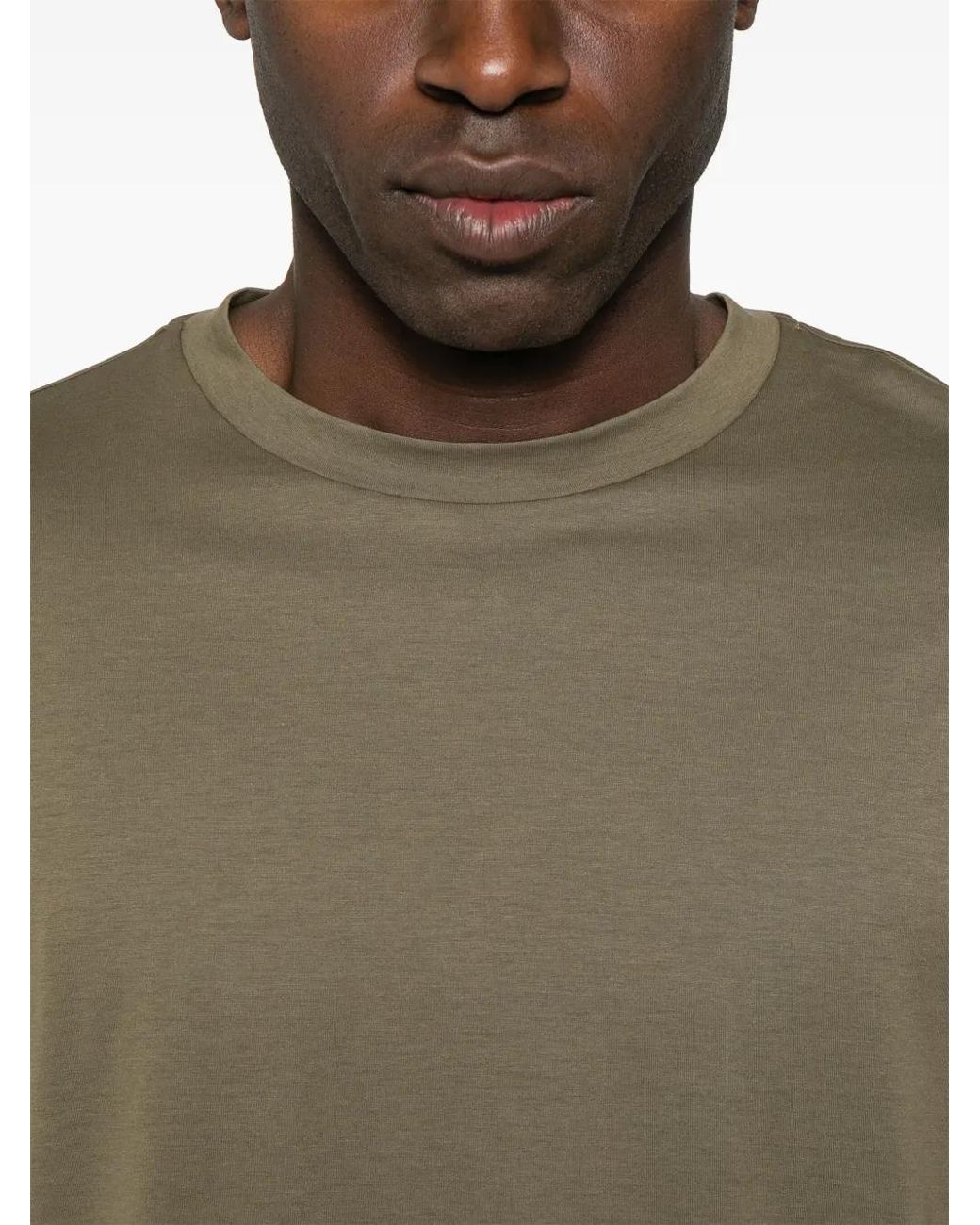 Camisa De Algodón Herno de hombre de color Green
