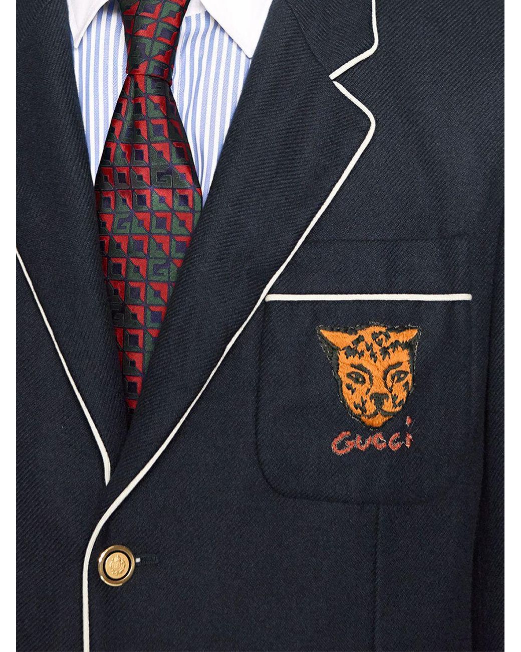 gucci tiger suit
