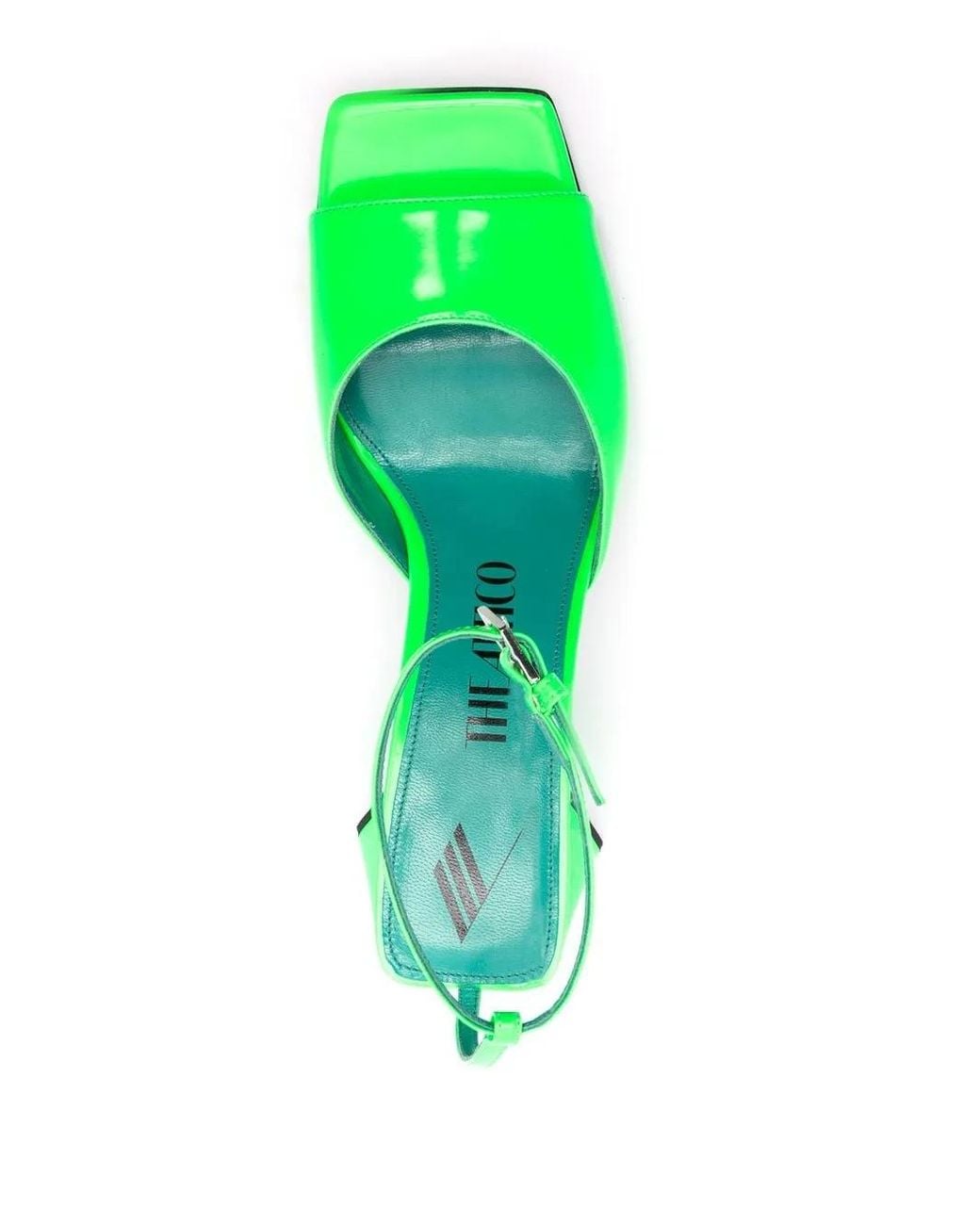 The Attico Green Piper 85Mm Sandal