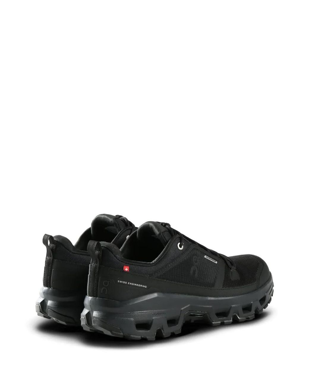 On Shoes Black Cloudrock Waterproof Sneakers for men