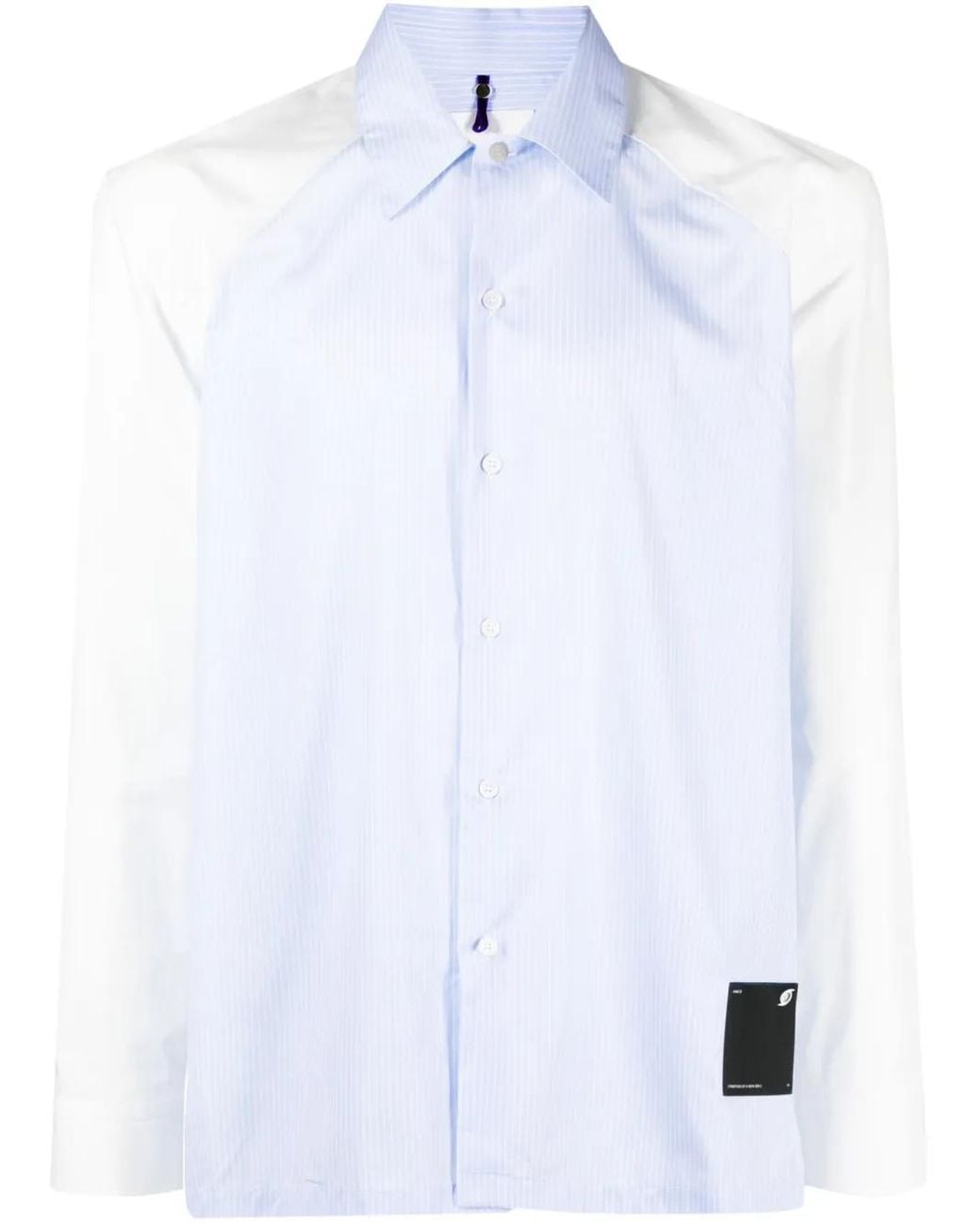 OAMC White Striped Cotton Shirt for men