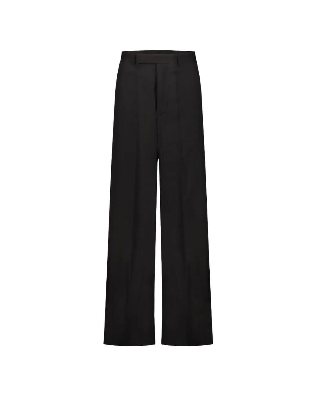Rick Owens Black Pantalon À Taille Palazzo