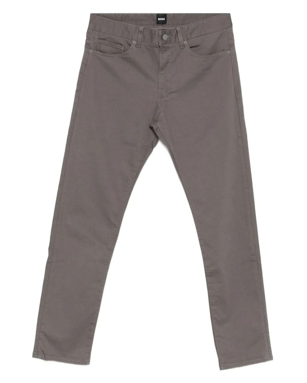Boss Straight Broek in het Gray voor heren