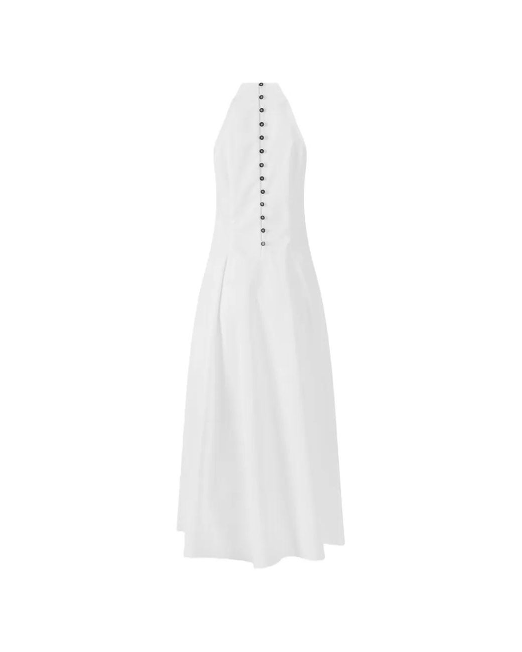 Rosie Assoulin White Dropped & Dramatic Dress