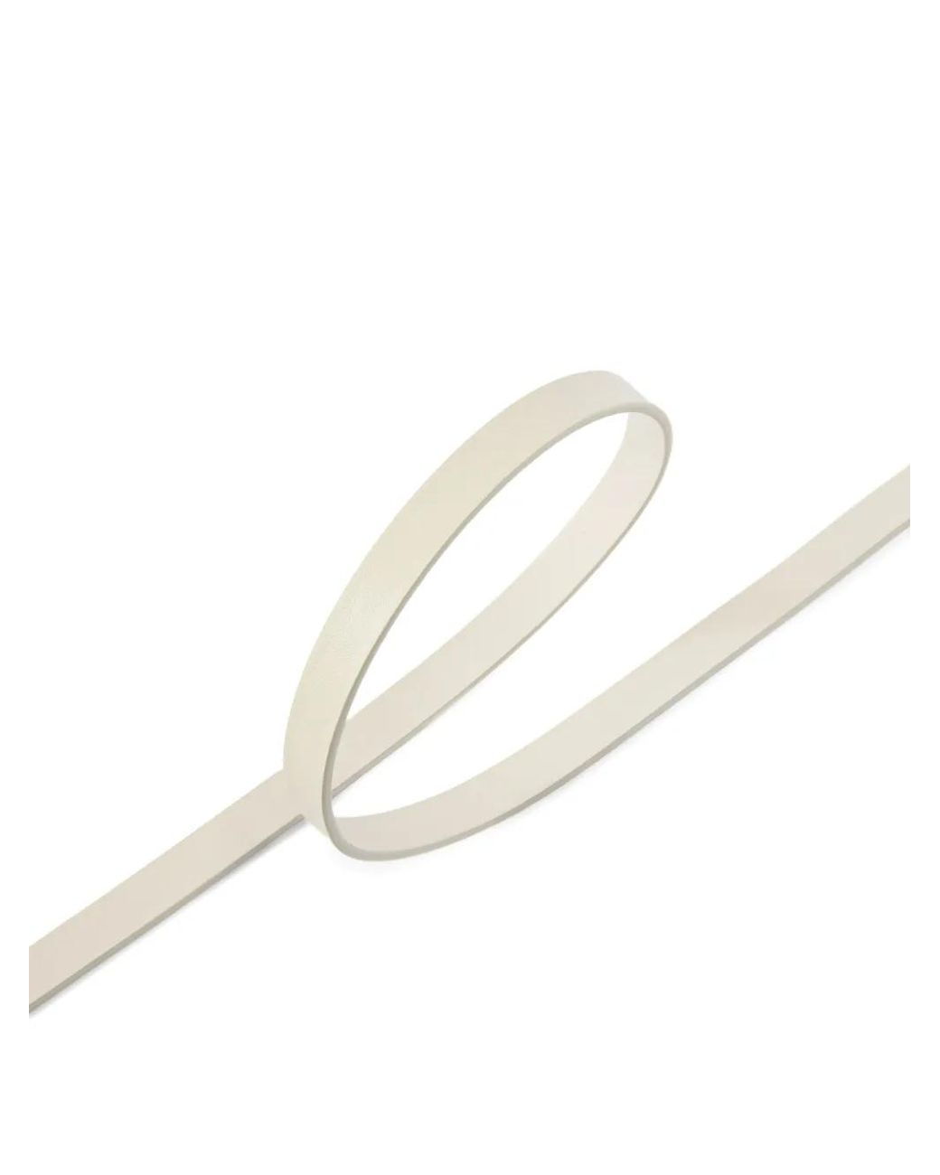 Pinko White Belt With Lettering Logo