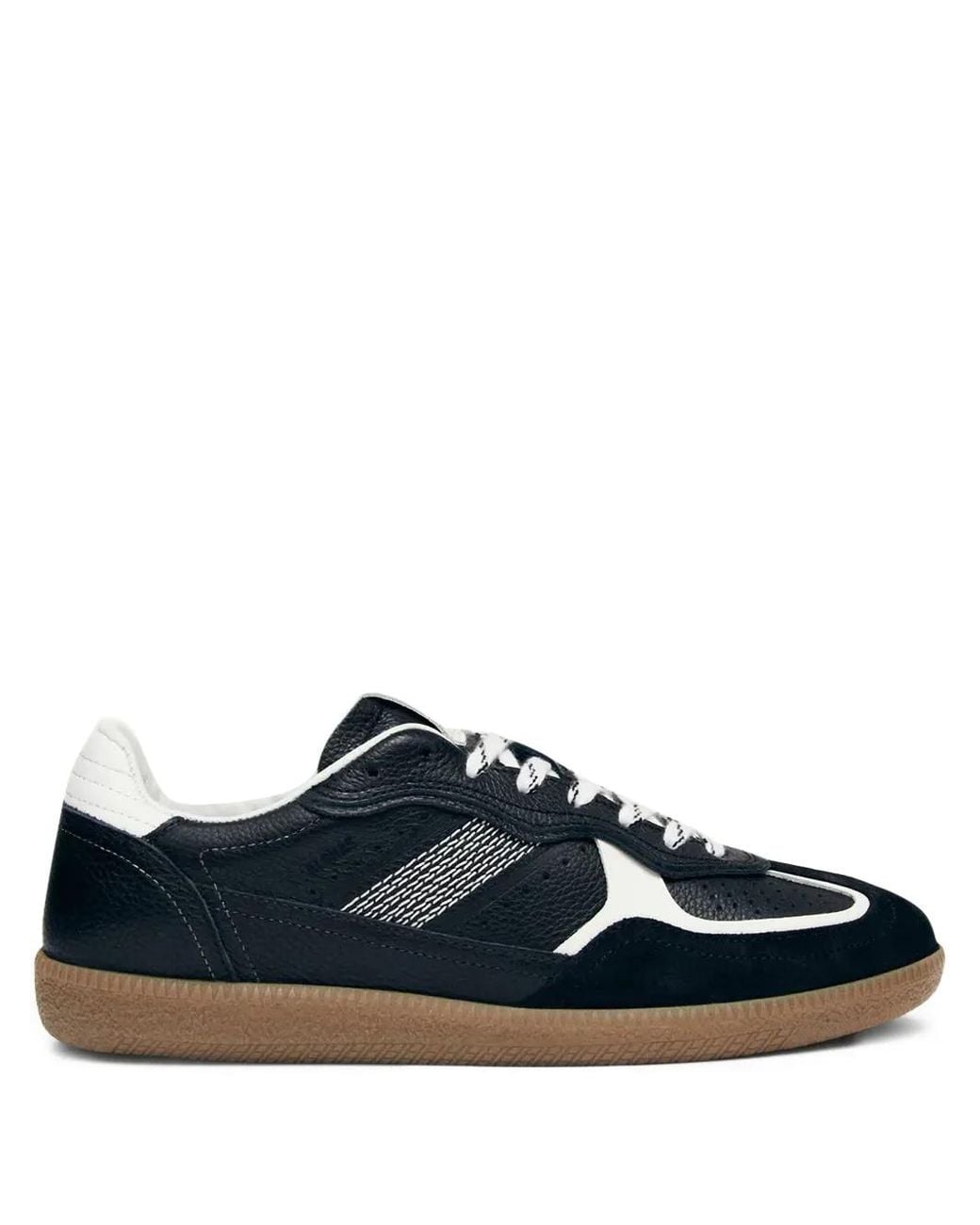 Alohas Blue Lace-Up Panelled Sneakers