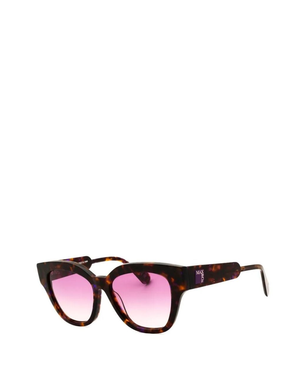 MAX&Co. Pink Tortoiseshell-Effect Cat-Eye Sunglasses