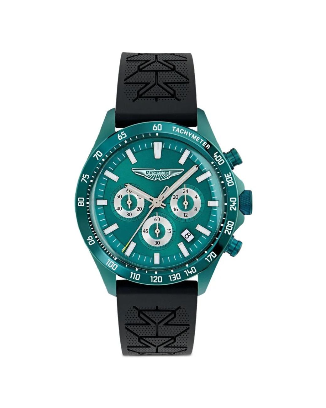 Aston Martin Green Date Window 44Mm Watch for men